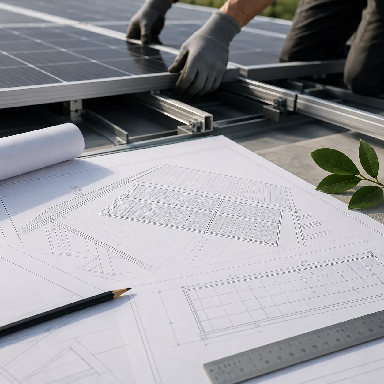 Symbolbild für Planung und Realisierung von Photovoltaikprojekten